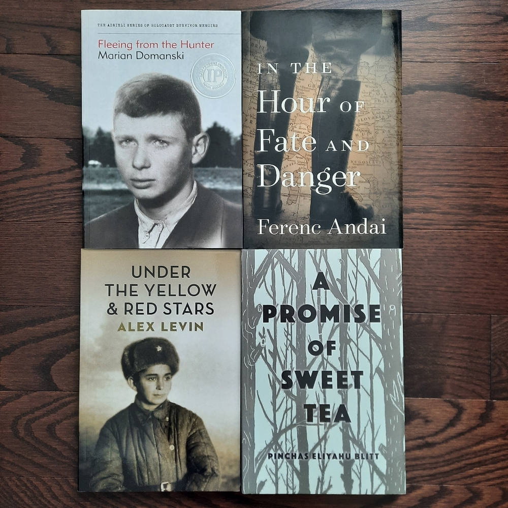 Books: Set of Four Holocaust Survivor Memoir Books